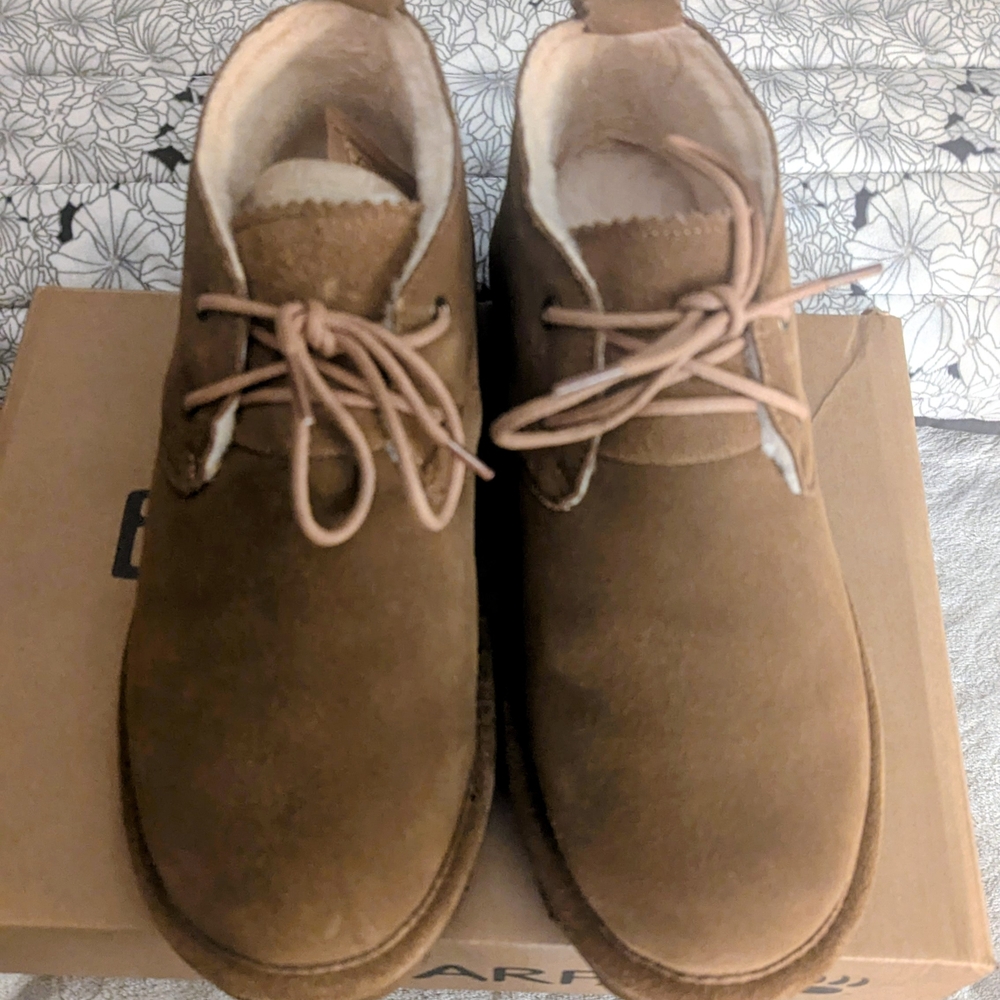 BearPaw Tan Chukka Boots for Men